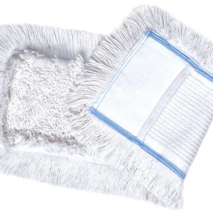 Wischmopbezug Weiß, Baumwolle-Polyester-Mischgewebe, in 40 oder 50cm